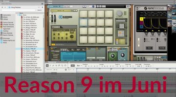 Propellerhead Reason 9 Preview Teaser DAW GUI