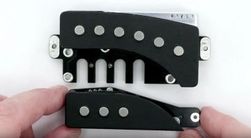 Rivet Guitar Pickup Top View Kickstarter