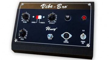 Shin-Ei Vibe-Bro Chorus Vibrato Effekt Pedal Front Slant