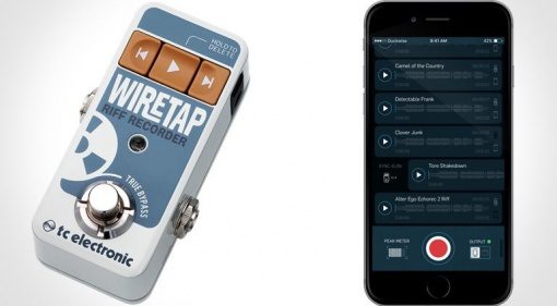 TC Electronic WireTap Pedal FX Front App iOS