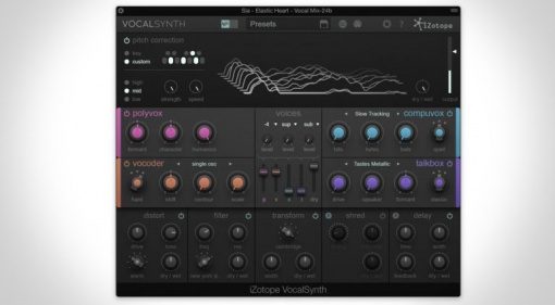 iZotope VocalSynth GUI