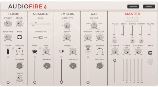 LeSound AudioFire Plug-in Synthesizer GUI