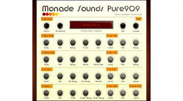 Monade Sounds Pure 909 bringt die TR-909 auf euren Rechner