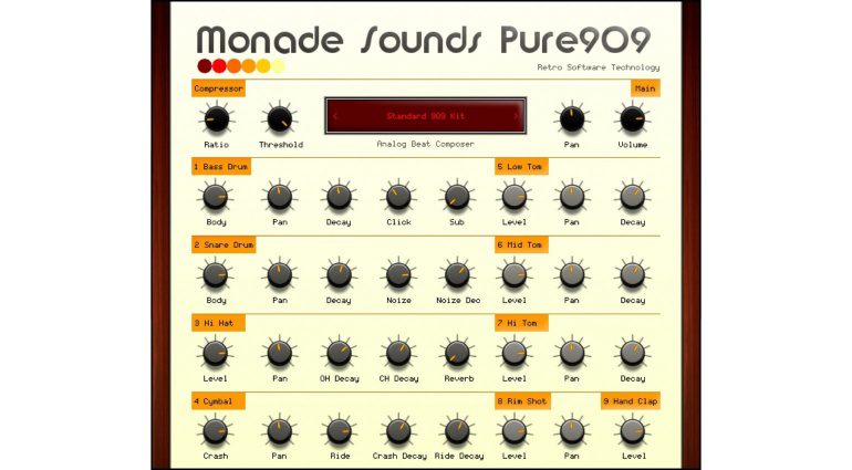 Monade Sounds Pure 909 bringt die TR-909 auf euren Rechner