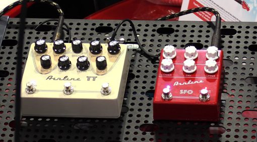 Eastwood Airline SFO TT Pedals Front Summer NAMM 2016