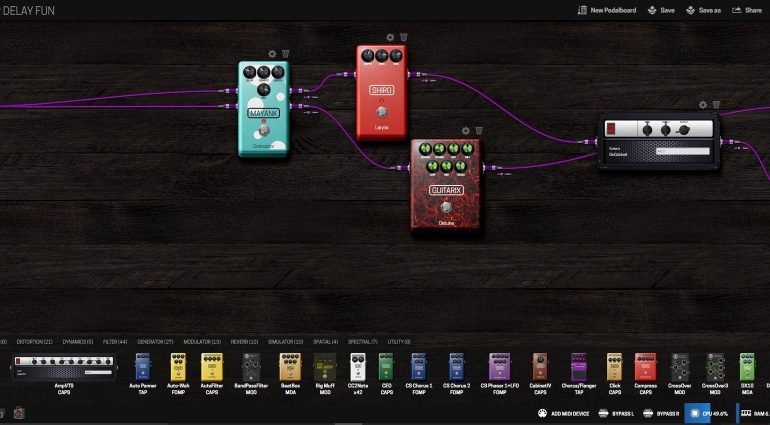 Mod Duo Pedal Board Planner 1