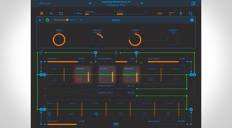 Amazing Noises Moebius Lab - Synthesizer, Sampler und Multieffektgerät für das iPad 