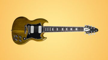 Gibson SG Natural 8-String 8-Saiter USB Mockup
