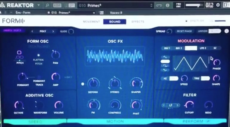 Erstes Video von Native Instruments Form Synthesizer aufgetaucht!
