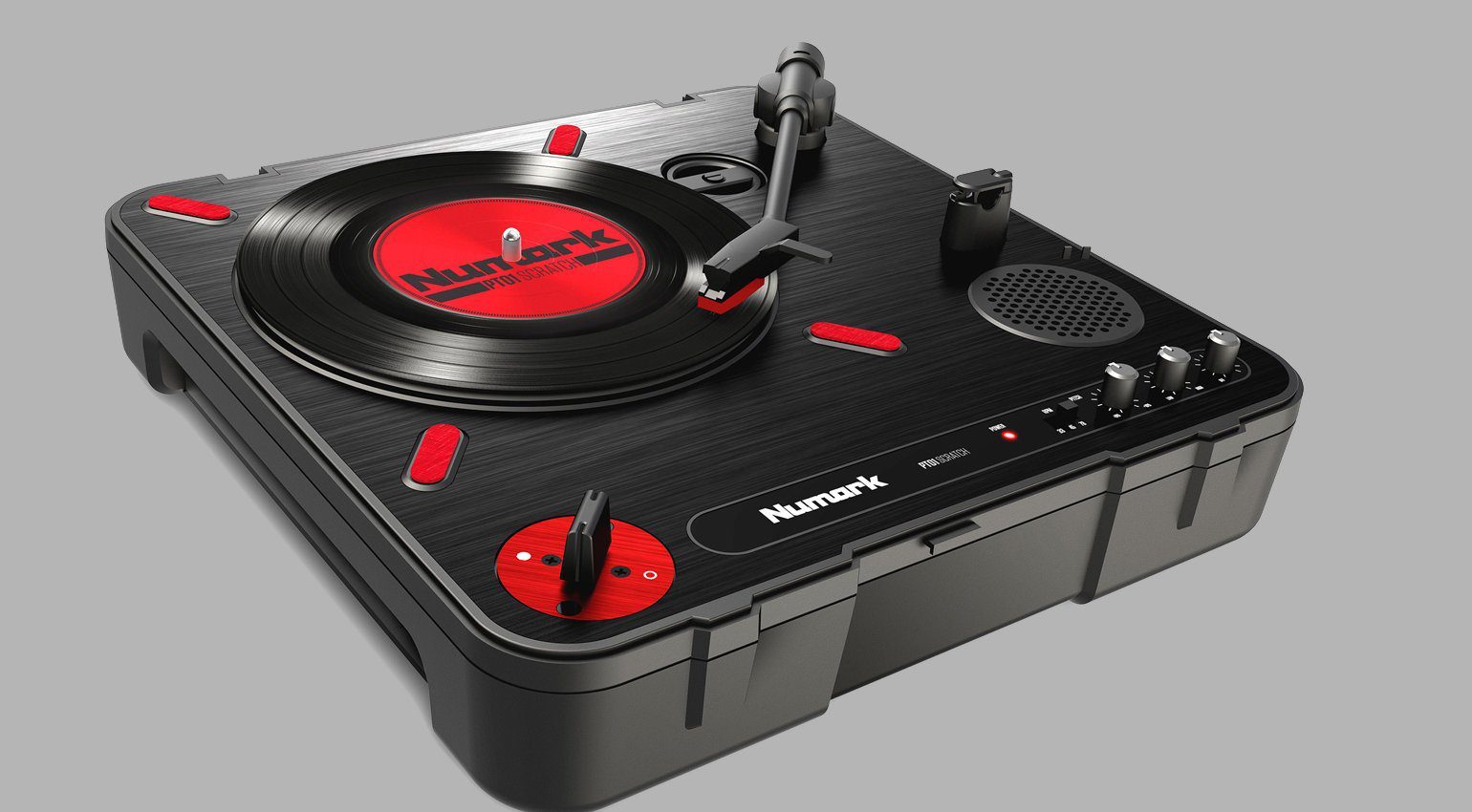 Numark PT01 Scratch: batteriebetriebener Scratch-Plattenspieler 