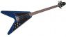 Gibson Flying-V Bass Transparent Blue Ebay Front