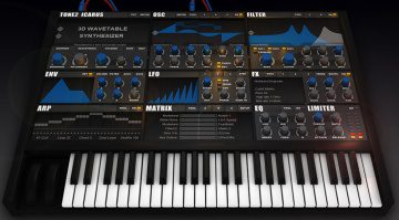 Tone2 Icarus - virtueller Synthesizer mit neuartiger 3D Wavetable Technologie veröffentlicht!