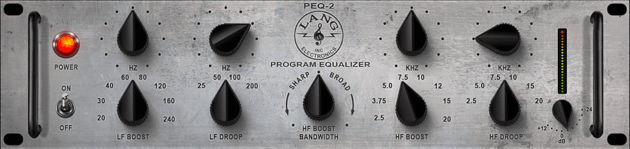 Antelope Audio Lang PEQ 2 EQ Plug-in GUI 