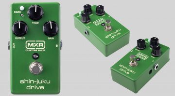 MXR SHin-Juku Drive Pedal Effekt Front Seite Dumble Custom Shop grau