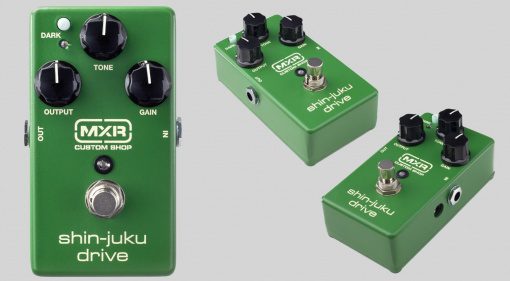 MXR SHin-Juku Drive Pedal Effekt Front Seite Dumble Custom Shop grau