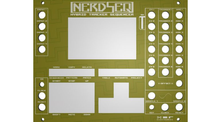 Nerdseq - ein Tracker-basierter Eurorack Sequencer