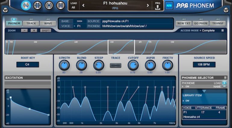 Wolfgang Palm PPG Phonem for iOS - ein Vocal Synthesizer für das iPad