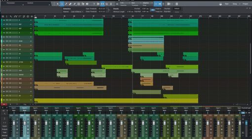 Presonus Studio One 3.3 GUI Oberflaeche Mixer Editor DAW