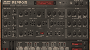 Software Synthesizer U-He Repro-1 steht kurz vor der Fertigstellung