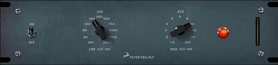 Antelope Audio VEQ-HLF EQ Plug-in GUI 