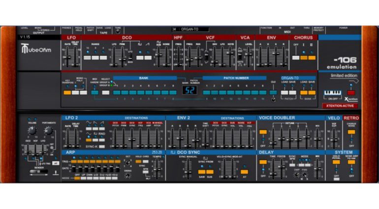 TubeOhm 106-Emulation - und der nächste virtuelle Roland Juno-106