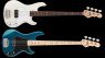 G&L Kiloton E-Bass White Blue Front