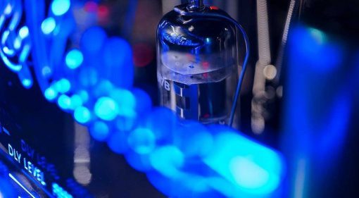 Hughes Kettner Grandmeister Deluxe 40 Roehren blaue LED