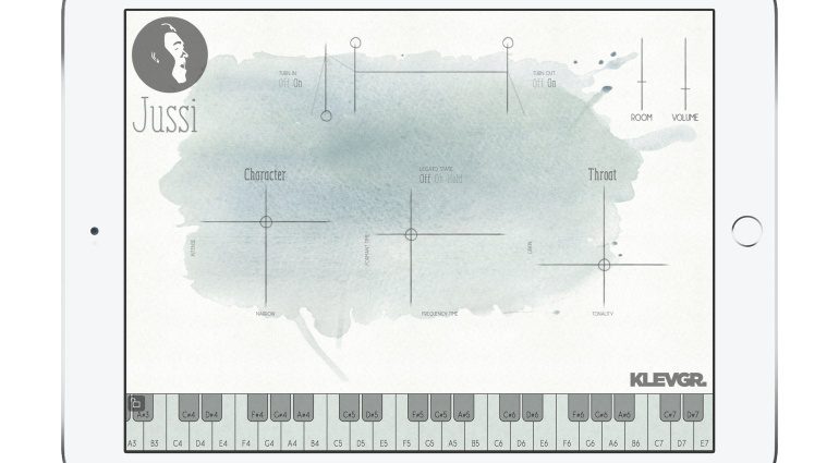 Klevgraend Jussi iPad Vocal Synthesizer AU GUI