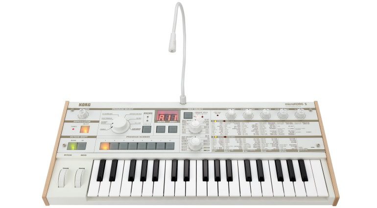 Korg Microkorg S Weiß Lampe Front