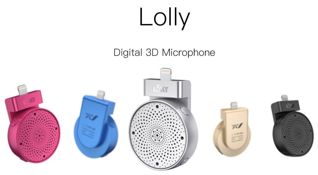 Melo Audio Lolly 3D Smartphone Mikrofon Farben