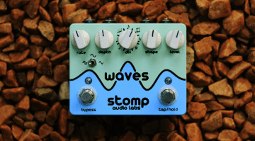 Stomp Audio Labs Waves Tremolo Pedal Front