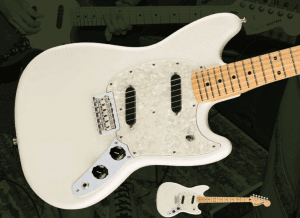 Fender Mustang Olympic White Front