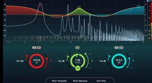 Focusrite SoundRadix Surfer EQ 2 Boogie GUI Close Up