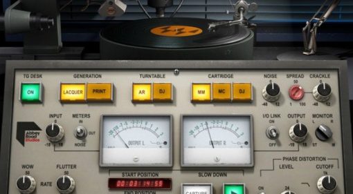 Waves Abbey Road Vinyl Plug-in GUI Close Up