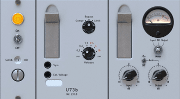 Audified U73b Kompressor Plug-in Emulation Telefunken Variable Mu GUI