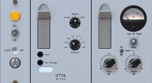 Audified U73b Kompressor Plug-in Emulation Telefunken Variable Mu GUI