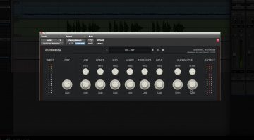 Audiority Harmonic Exciter Plug-in GUI Pro Tools DAW