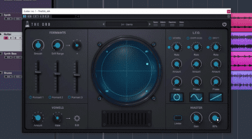 AudioThing The Orb Plug-in Formant Filter GUI