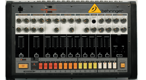 Behringer Analog Drum Machine Mockup