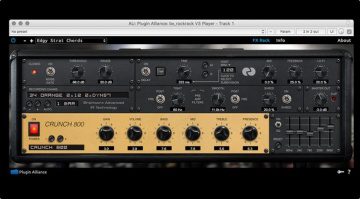 Brainworx bx_rockrack V3 Player Plug-in GUI Marshall Emulation