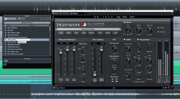 Brainworx bx_rooMS Fiedler Audio Plug-in Algorithmic Reverb VST AU AAX GUI Front Cubase