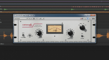 Cakewalk CA-2A Sonar Plug-in GUI LA-2A Kompressor Limiter LEveling Amplifier