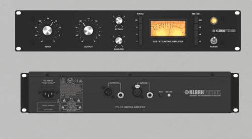 Klark Teknik 1176-KT Kompressor Limiter FET Rack Front Back