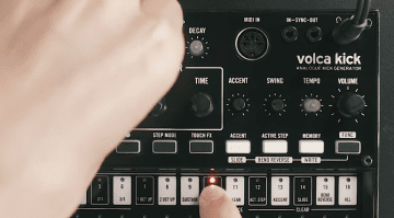 Korg Volca Kick Analog Drum Synth Generator Front Video Demo