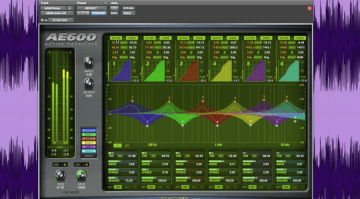 McDSP AE600 Active Equalizer Plug-in GUI Pro Tools