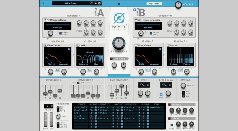 Propellerhead Parsec 2 - ein Reason Synth geht in die zweite Runde