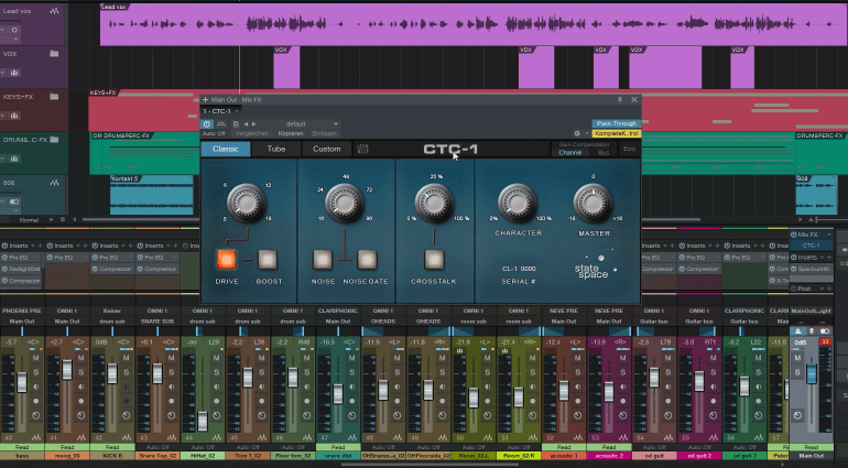 Presonus Studio One 3 Mix-FX CTC-1 Plug-in Classic