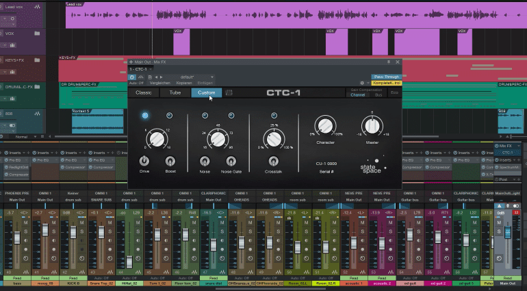 Presonus Studio One 3 Mix-FX CTC-1 Plug-in Custom