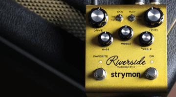 Strymon Riverside Overdrive Pedal E-Gitarre Front Top