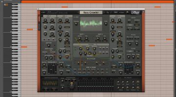 U-HE Beatzille Software Modular Synthesizer Bitwig DAW GUI Front